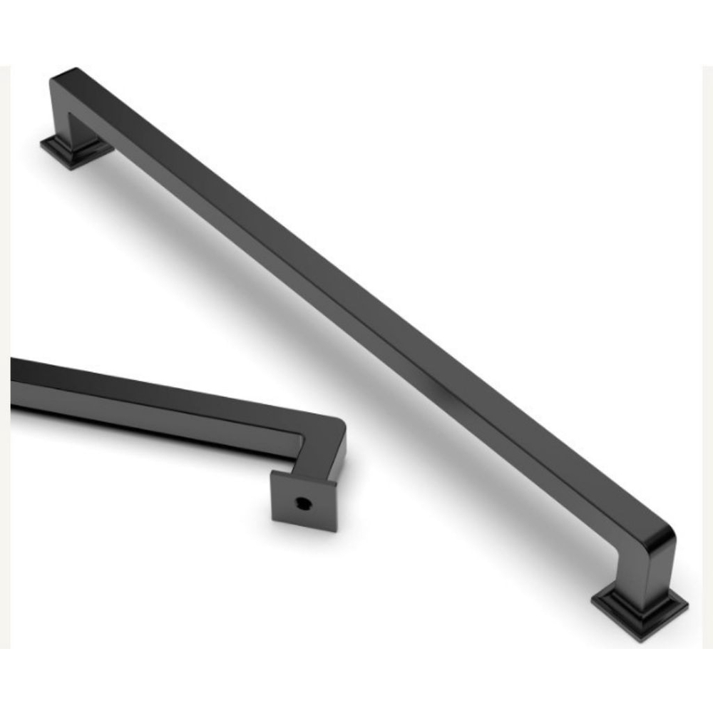 Asidrama 10-Pack 12.6 inch 320mm Matte Black Cabinet Pull Handles
